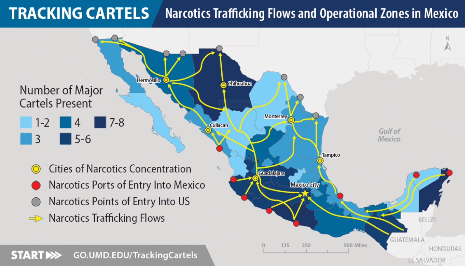 mexico cartel map 2021